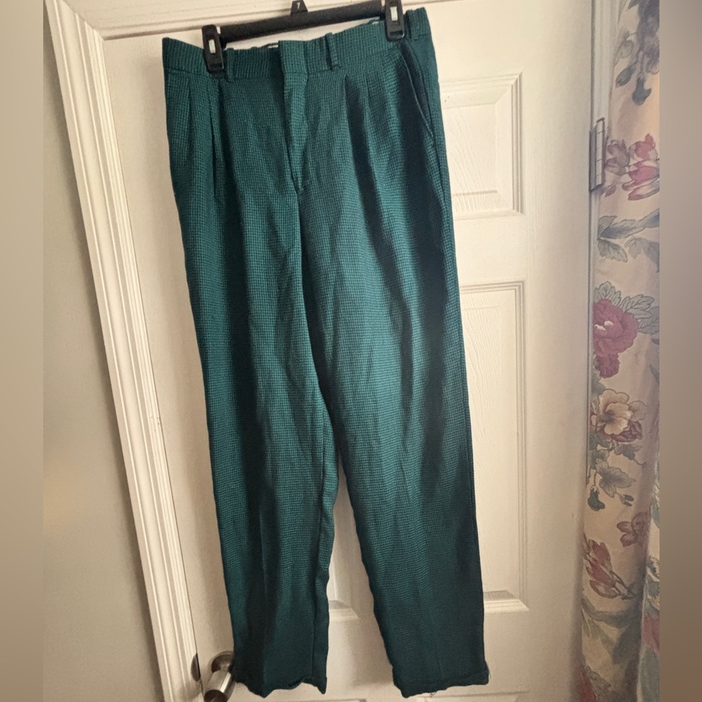Women's Vintage Green Trousers
